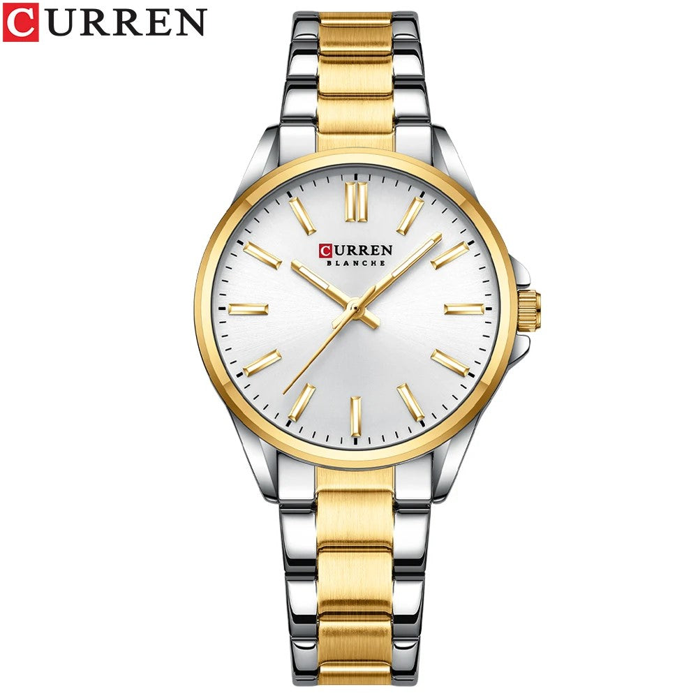 Reloj Curren 9090l Mujer Elegante